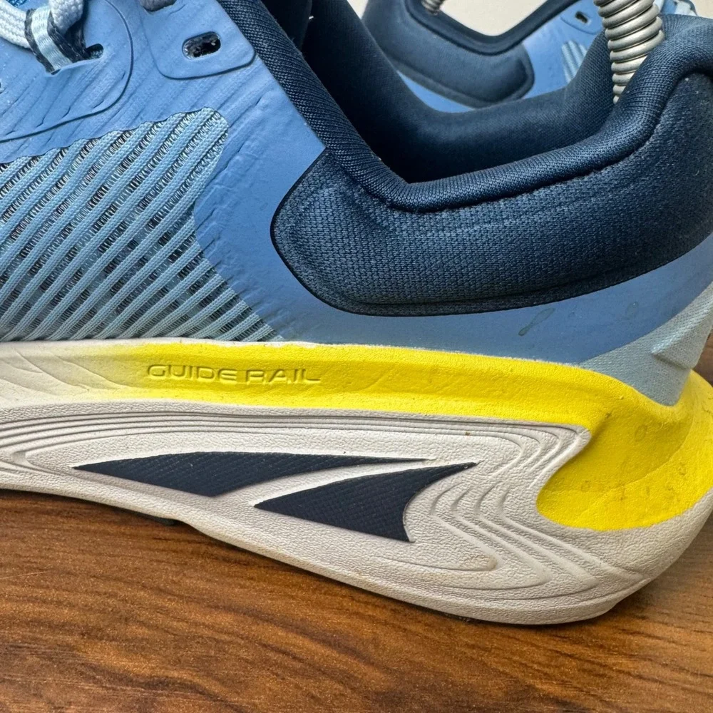 Altra Paradigm 7 Womens 10 Wide Blue Yellow Running Shoes AL0A85N7440 Sneaker
